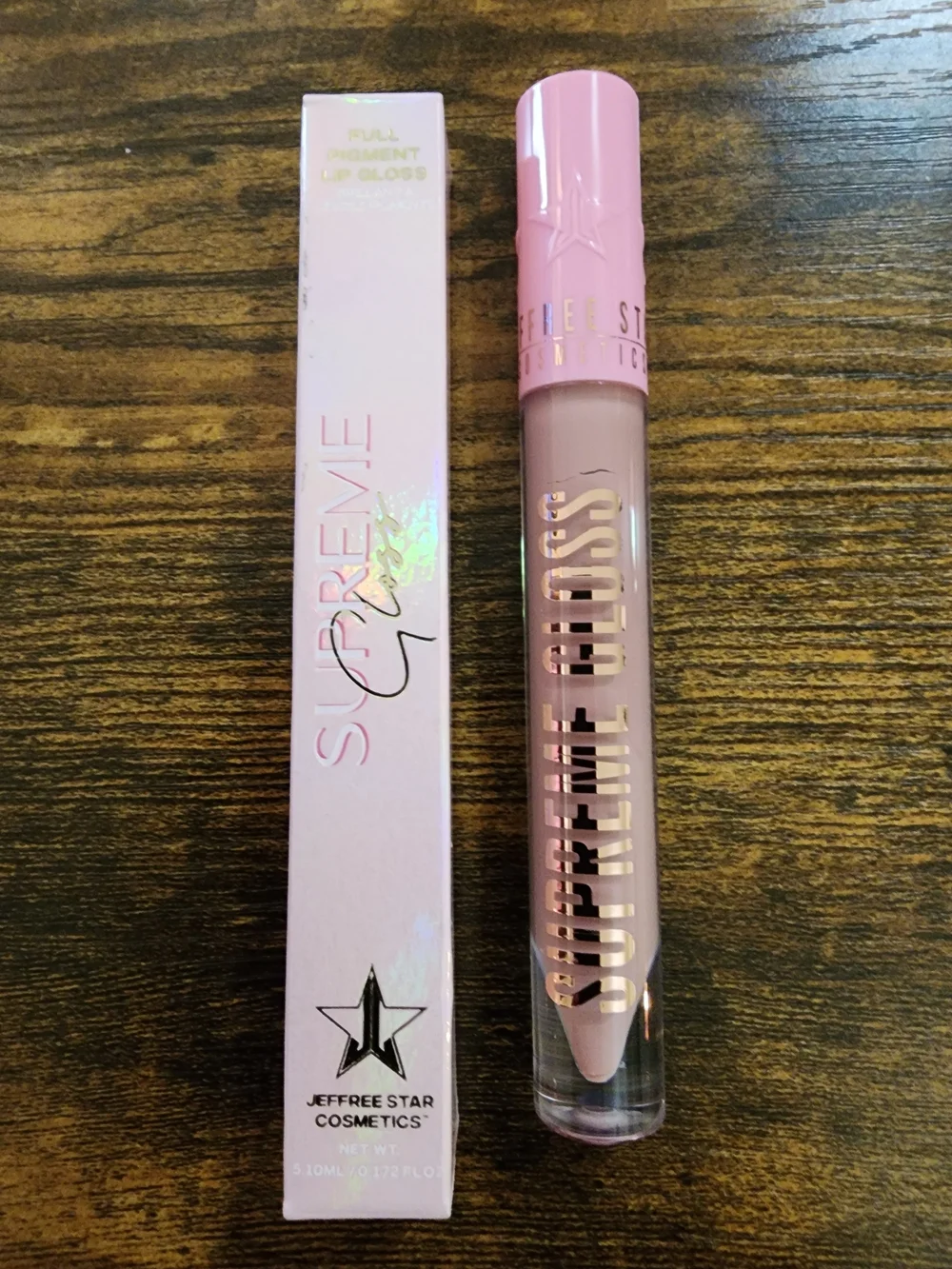 Jeffree Star Supreme Gloss Lip Gloss - Light Pink Nude BLOW MY CANDLES